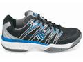 K-Swiss Mens BigShot Tennis Shoes- Charcoal/Black/Brilliant-Blue (+foc bag)