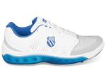K-Swiss Mens Tubes Tennis 100 Tennis Shoes- White/Blue (+foc bag)