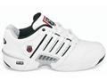 K-Swiss Stabilor Tennis Shoes- White/Black/True Red