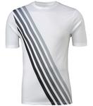 K-Swiss Mens Five Stripe Crew SF09- White/Ebony