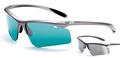 Bolle Warrant Sunglasses - Plating Titanium Frame, Competivision Gun