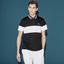 Lacoste Sport Mens Striped Polo - Black/White - thumbnail image 2