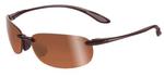 Bolle Kickback Black Frame Polarized Inland Gold Lens Golf Sunglasses