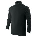 Nike Kids Dri-Fit Jersey Golf Turtle Neck - Black