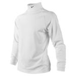 Nike Kids Dri-Fit Jersey Golf Turtle Neck - White