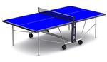 Cornilleau Tectonic Tecto 50 Indoor Rollaway 16mm - Blue