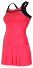 K-Swiss Womens Wide Strap Dress- Rouge Red/Black