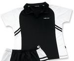 Head Womens Badminton Polo- White/Black 