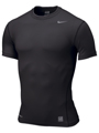 Nike Pro Core Short Sleeve Tight Crew- Black/Grey