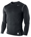 Nike Pro Core Long Sleeve Tight Crew-Black/Grey