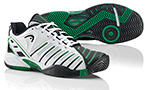 Head Mens Prestige II Team Tennis Shoes- White/Black/Green