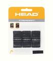 Head Xtreme Soft Overgrips - Black (pack of 3 grips)