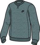 Nike Boys Core Essential Crew Neck Sweatshirt- Dark Grey