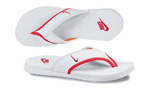 Nike Mens Celso Thong Plus (Flip Flops) - White / University Red
