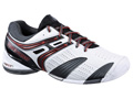 Babolat Mens V-Pro All Court Tennis Shoes- White/Black/Red