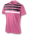 Nike Mens Dri-Fit SS Practice Crew RG09- Pink/Charcoal