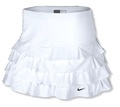 [Pre-Order] Nike Womens Open Skirt 09 White/Dark Navy