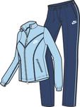 Nike Girls Woven Warm-Up Tracksuit- Pink/White/Black