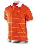 Nike Mens Classic SS Athlete Polo - orange/white