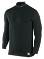 Nike Pro Core Thermal Mock Men's Training Shirt- Black/Grey