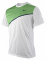 Nike Mens Dri-Fit Short Sleeve Practice Crew 09- White/Green