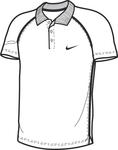 Nike Boys Club Tennis Polo- White/Navy