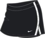 Nike Girls Club Skirt SF09- Black/White