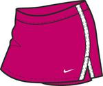 Nike Girls Club Skirt SF09- Rose