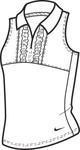 Nike Girls Tennis Top SF09- White