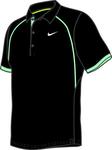 Nike Mens Dri-Fit UV Protection Polo- Charcoal/Mist Green