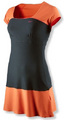 Nike Womens Summer Serena Dress- Charcoal/Max Orange