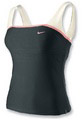 Nike Womens Shared Athlete Polo - white/charcoal