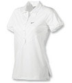 Nike Womens Shared Athlete Polo - white/charcoal