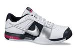 Nike Mens Court Ballistec 1.1 Tennis Shoes- White/Navy