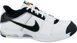 Nike Mens Court Ballistec 1.1 Tennis Shoes- White/Navy