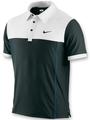 Nike Mens Classic Athlete Short Sleeve Polo SF09- Black/White