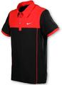 Nike Mens Classic Athlete Short Sleeve Polo SF09- Black/Red