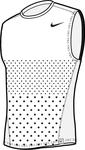 Nike Mens Athlete Sleeveless Top SF09- White