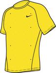 Nike Mens Dri-Fit Practice Crew Top- Midwest Gold