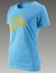Nike Womens 'Love LDN' Tennis Tee SF09- Baltic Blue