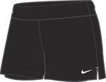 Nike Womens Knit Shorts SF09- Black