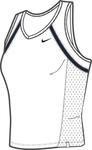 Nike Womens Border Tank SF09- White/Black