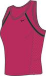 Nike Womens Border Tank SF09- Magenta/Black