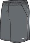 Nike Mens 9 inch Pull-On Shorts- Grey
