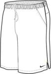 Nike 9 inch Pull-On Shorts - white