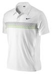 Nike Mens Nadal Bold Masters Polo SF09- White/Green Spark