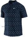 Nike Mens Trend Masters Practice Polo 09- Navy/Black/Green