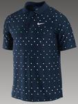 Nike Mens Trend Masters Practice Polo 09- Navy/Black/Green