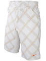 Nike Mens Nadal Rush and Crush Shorts SS10- White/Orange Blaze