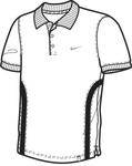 Nike Boys Tennis Club Polo- White/Black